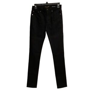 Saint Laurent‎ Paris Women’s Skinny Jeans Black D05 W/SK-MW Mid-Rise